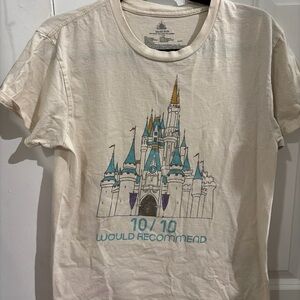 Disney Castle Graphic T-Shirt 10/10 Would Recommend Disney